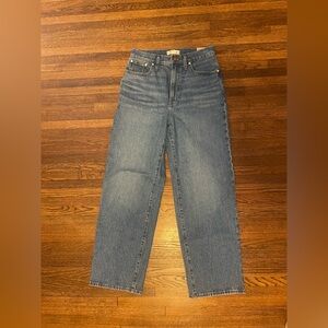 Madewell Light Blue Wide Leg Jeans